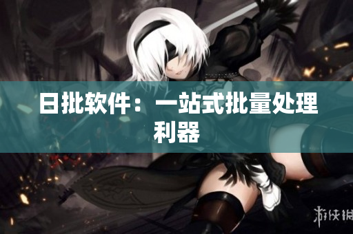 日批软件：一站式批量处理利器