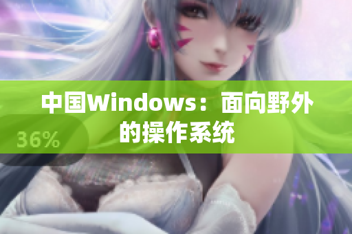 中国Windows：面向野外的操作系统