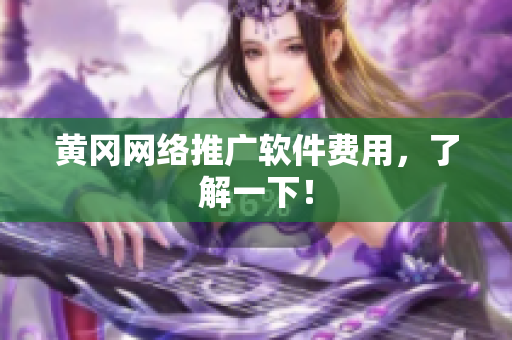 黄冈网络推广软件费用，了解一下！