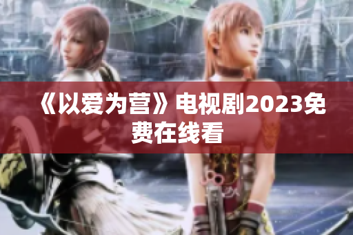 《以爱为营》电视剧2023免费在线看