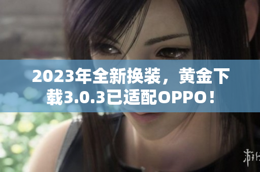 2023年全新换装，黄金下载3.0.3已适配OPPO！